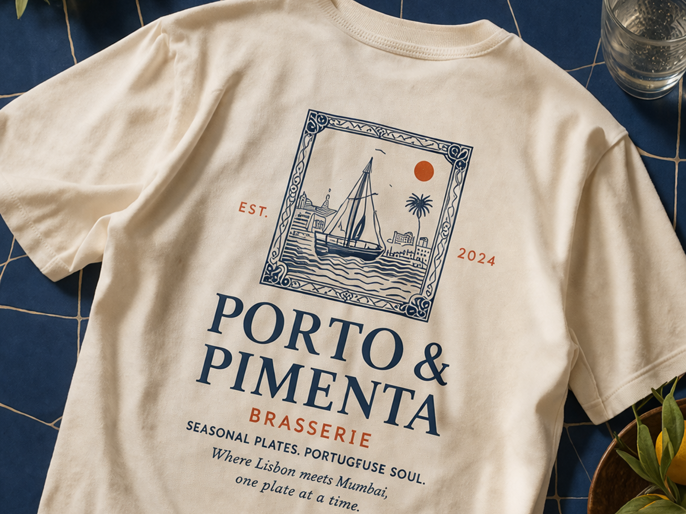 Porto & Pimenta branded t-shirt